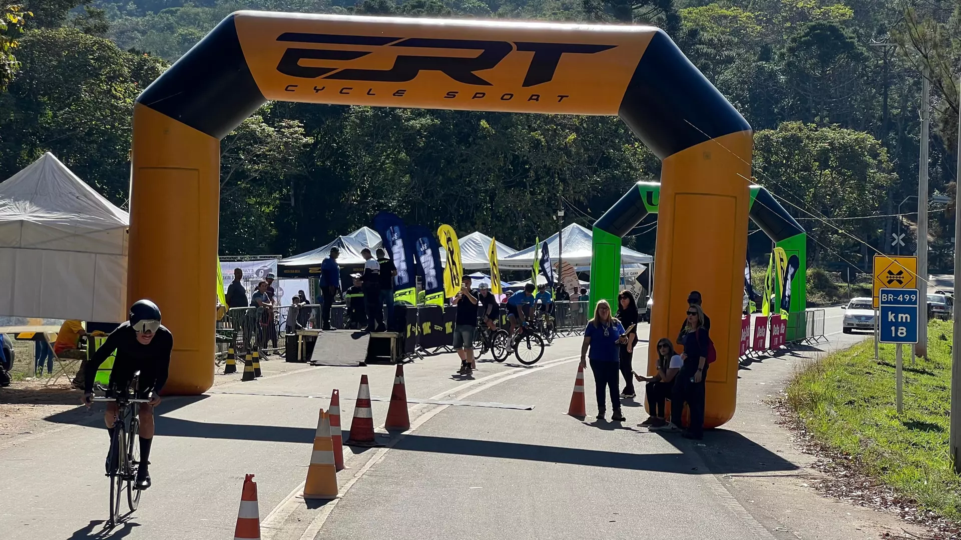 Etapa especial do Campeonato Mineiro de Ciclismo movimenta Santos Dumont